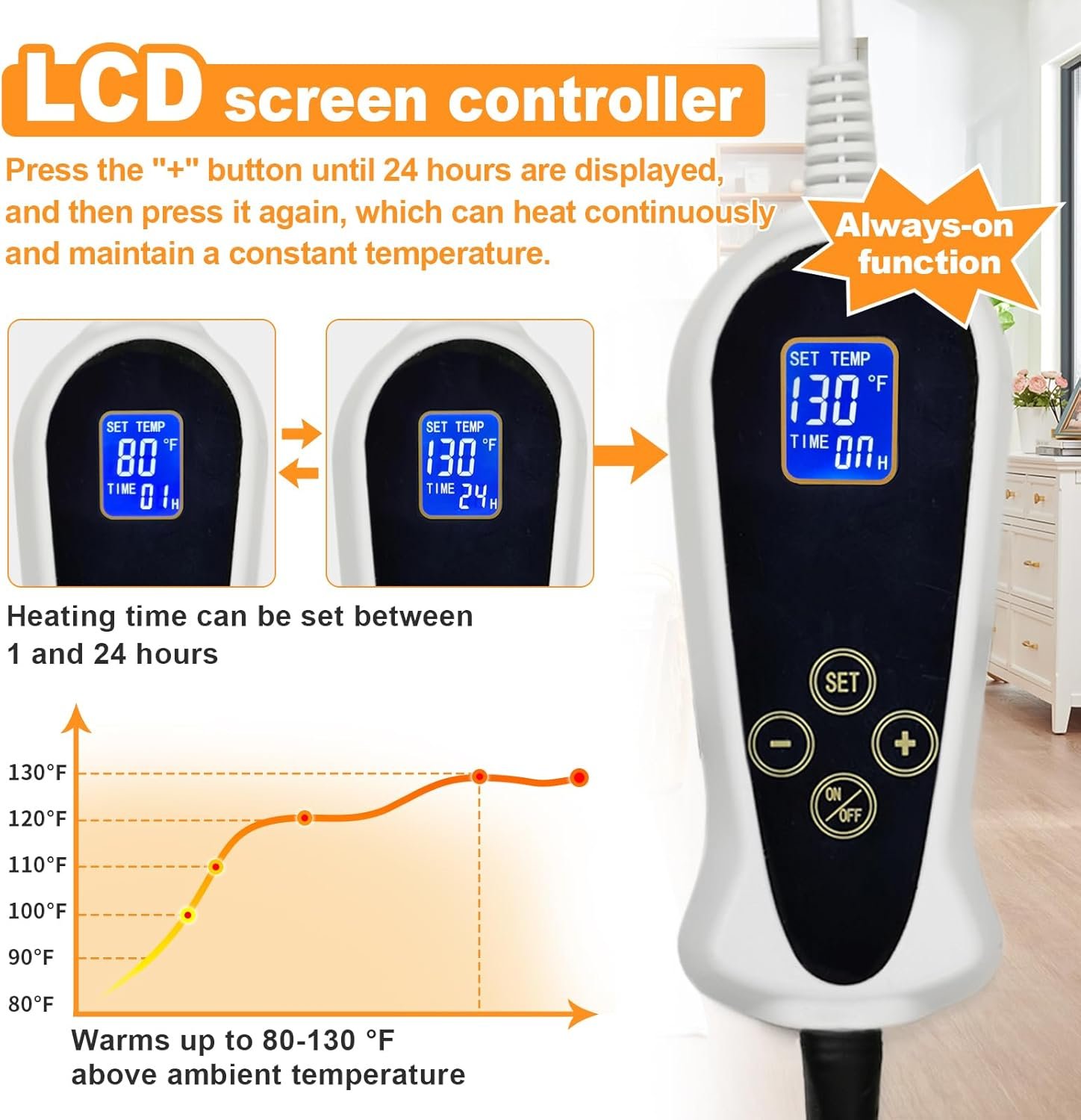 Bestio Cama Inteligente Calefactable y Resistente para Mascotas