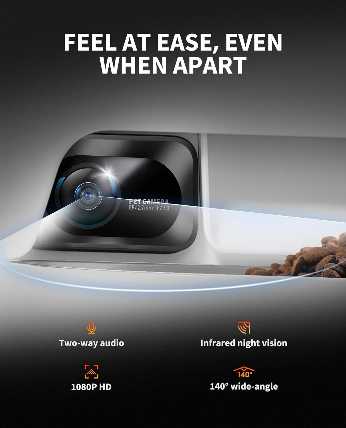 PETKIT Comedero Automático Inteligente con Cámara para Perros y Gatos