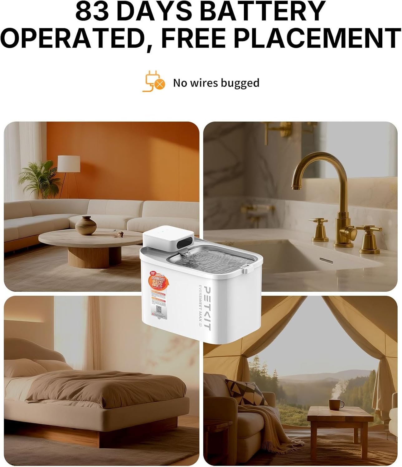 PETKIT Fuente de Agua Inteligente para Mascotas